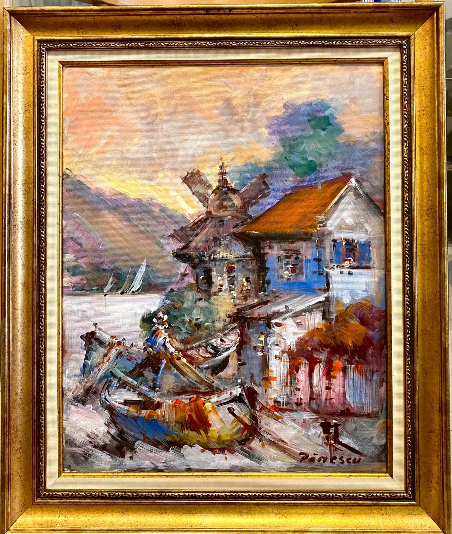 Bărci la mal — Panescu Tudor