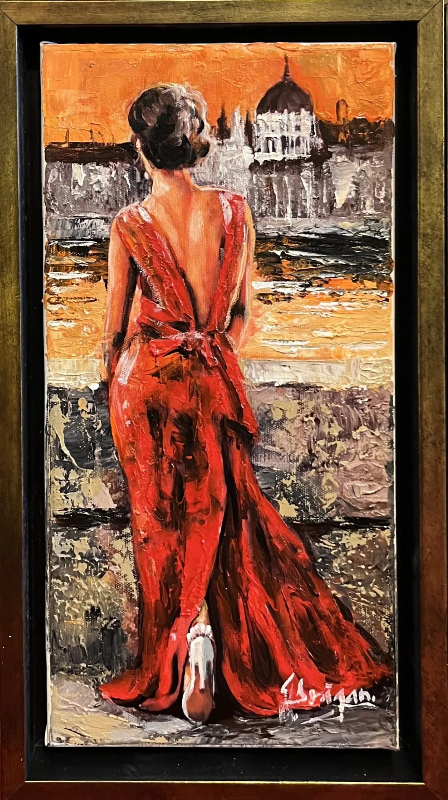 Briza marii — Gheorghe Dragan, acril pe panza