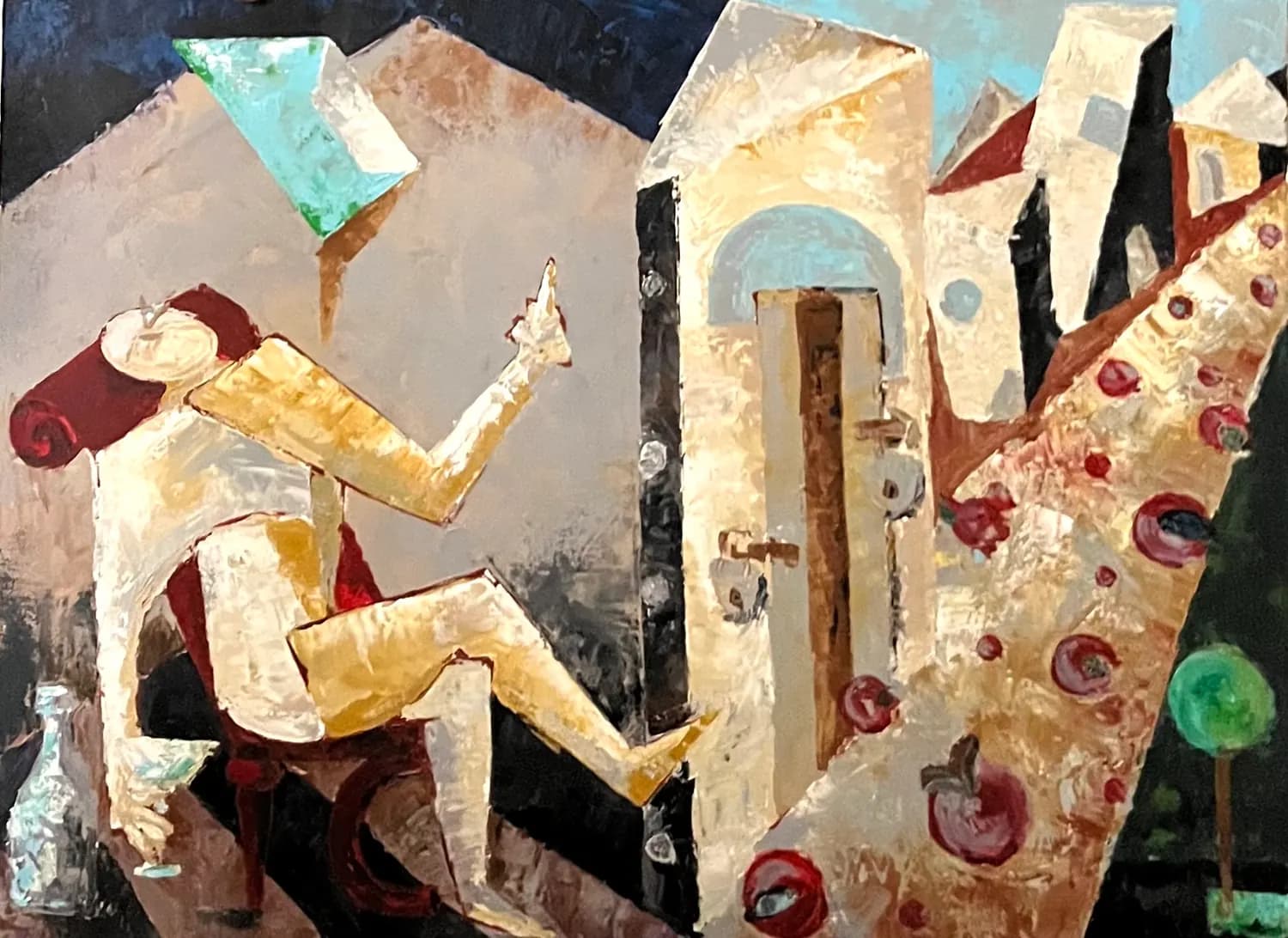 Covid 2019 — George Pais, ulei pe panza