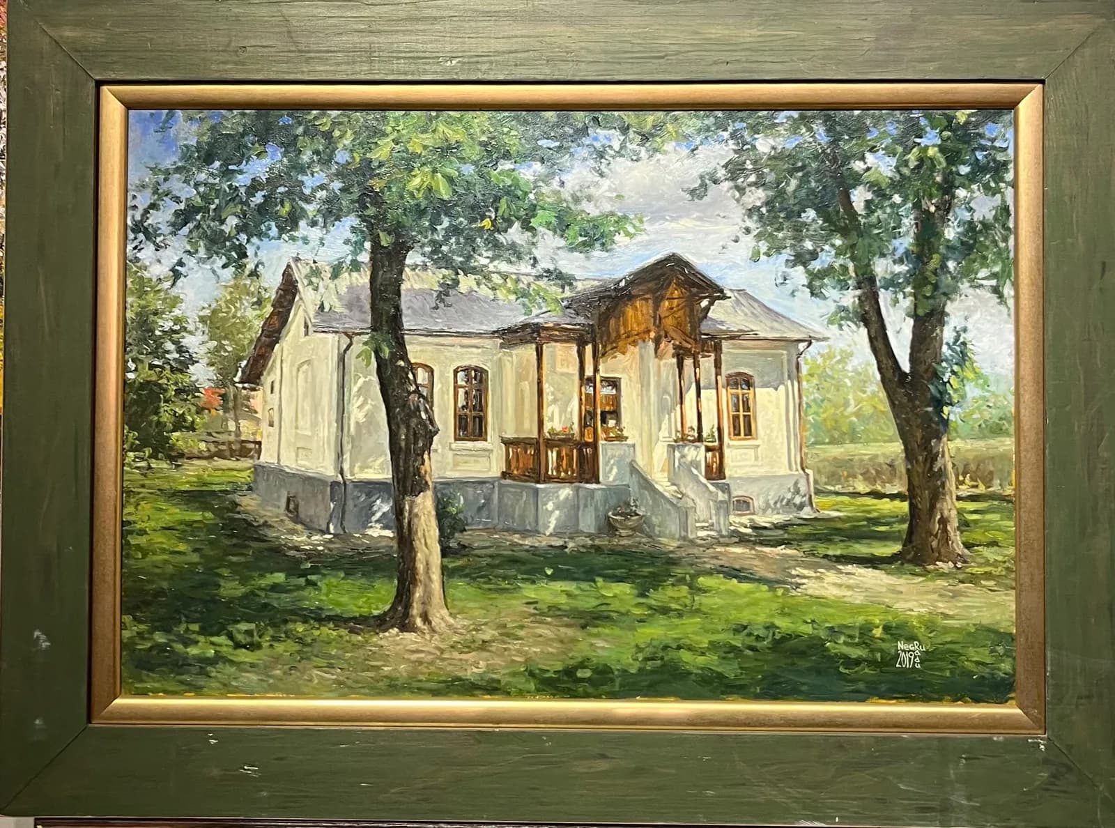 Dor de casa — Radu Negru, ulei pe pânză