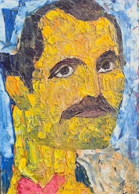 Eminescu — Virgiliu Parghel, ulei pe pânză