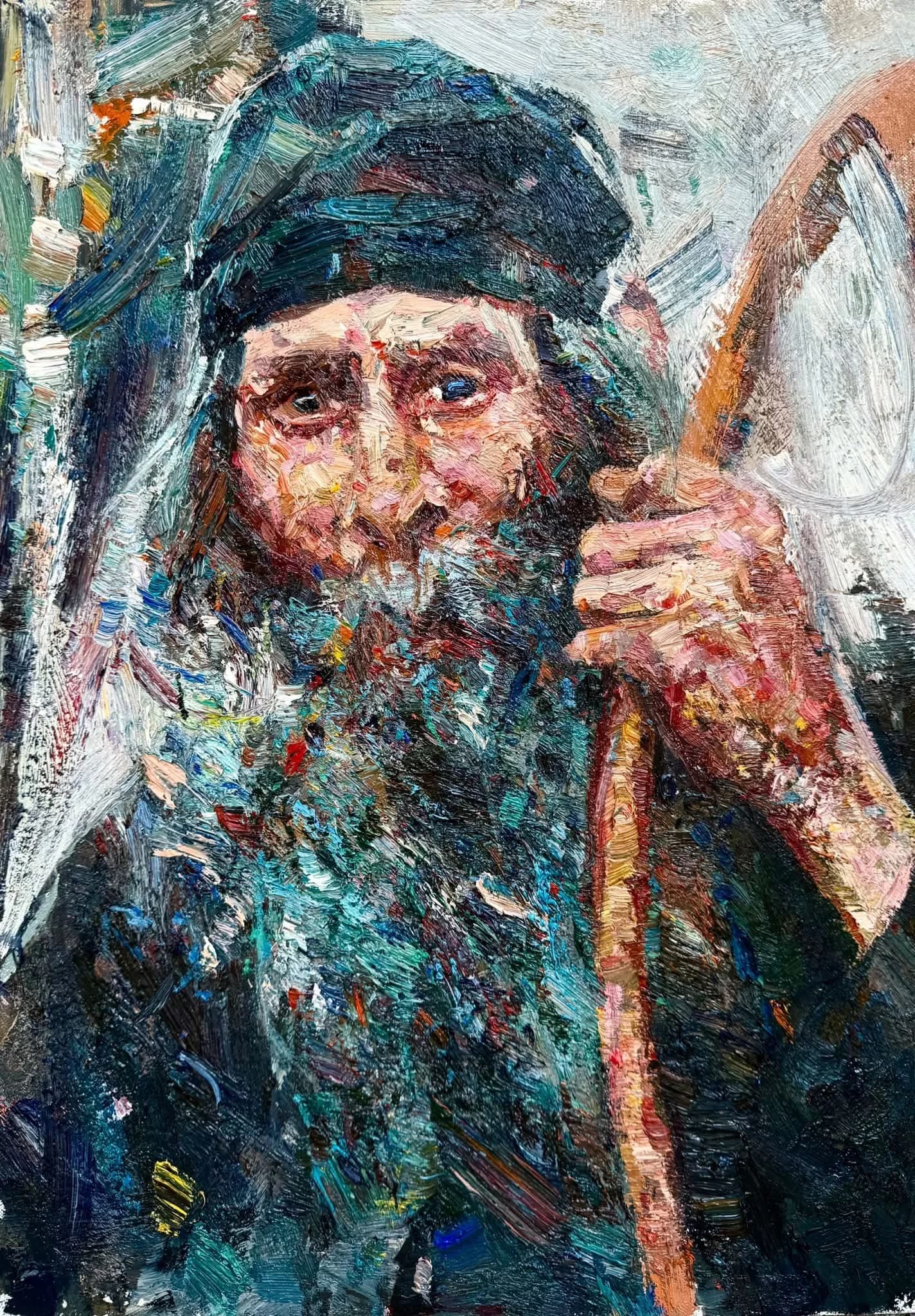 Gavriil — Gheorghe Lisita, ulei pe pânză