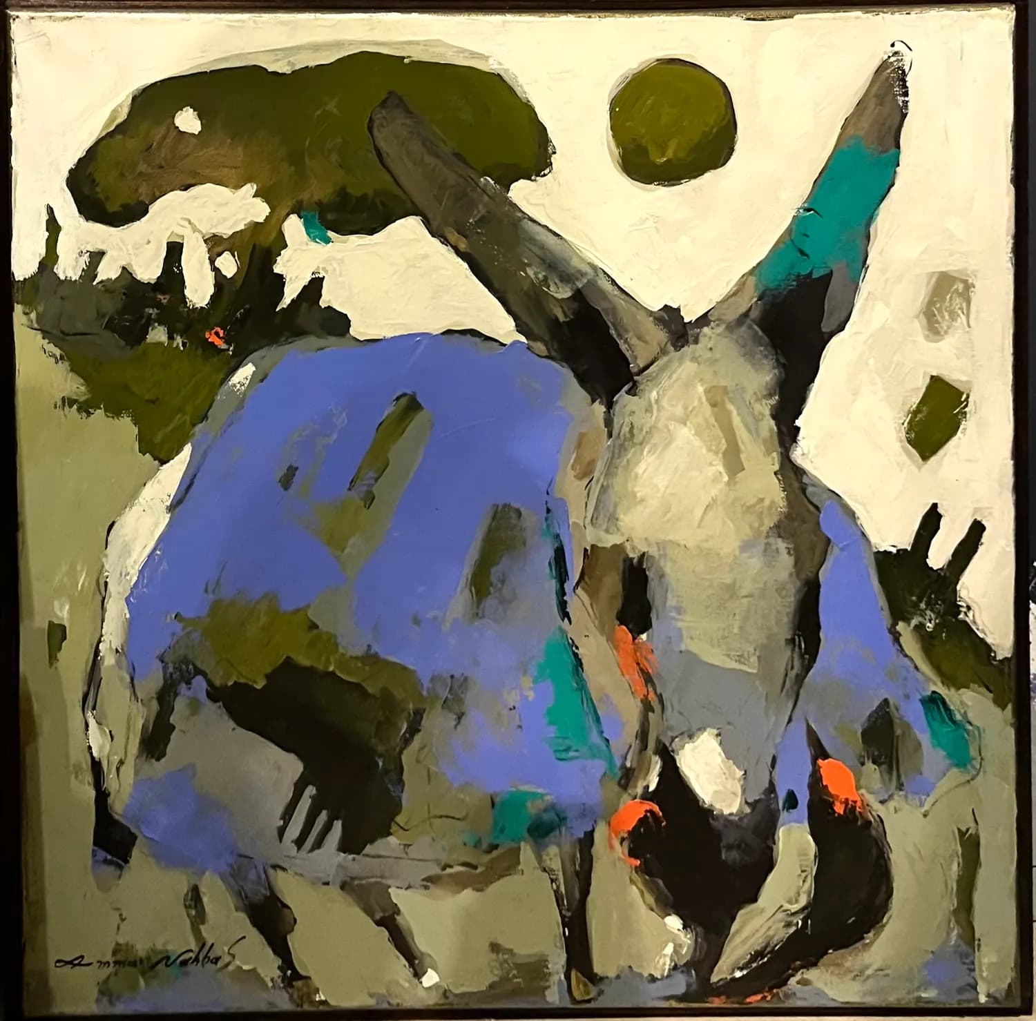 Magarus — Ammar Alnahhas, ulei pe panza