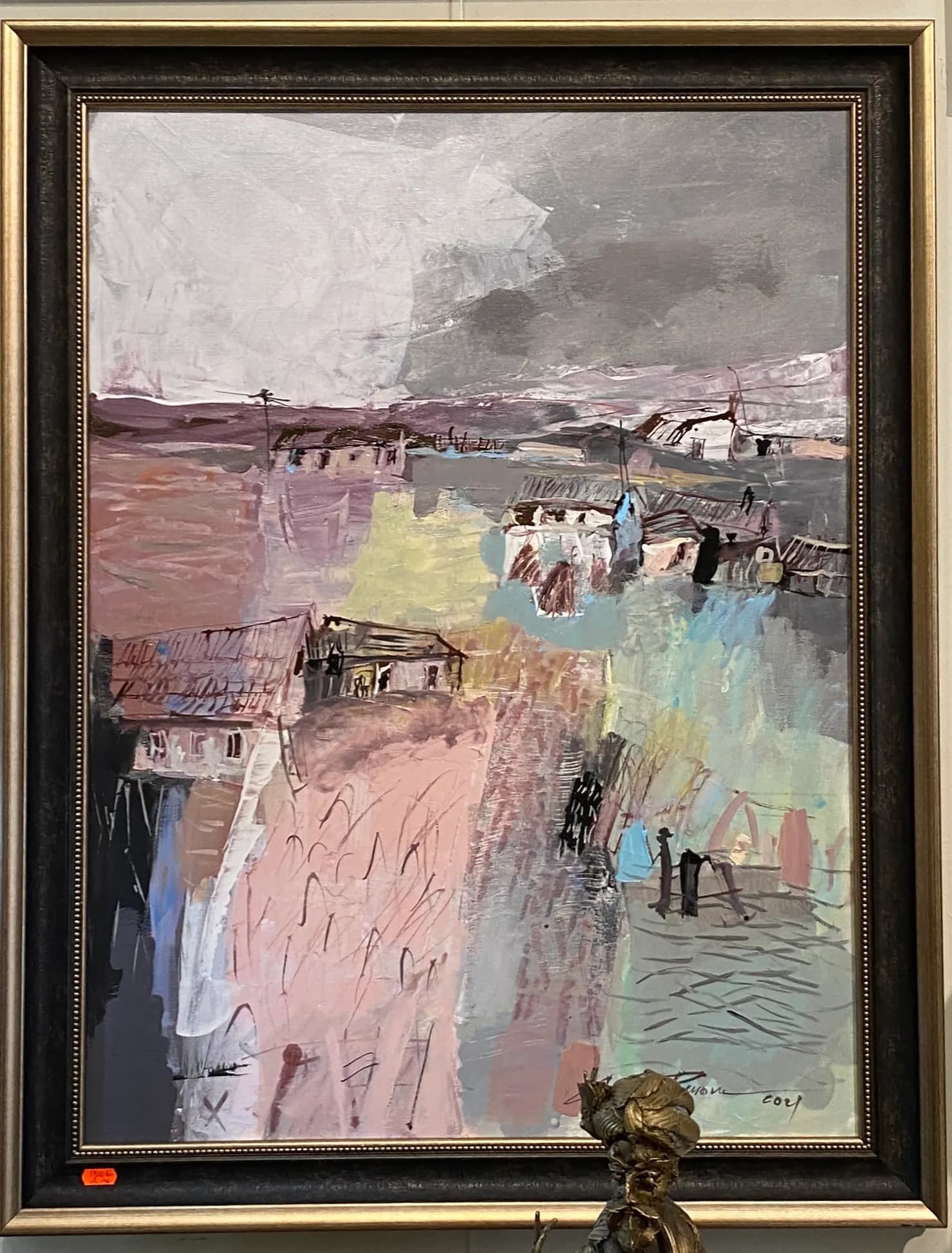 Peisaj — Carmen Poenaru, ulei pe panza
