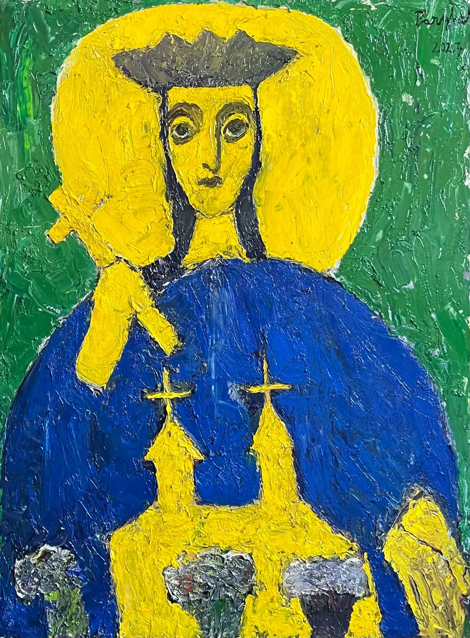 Sfânta Alexandrina — Virgiliu Parghel, ulei pe panza