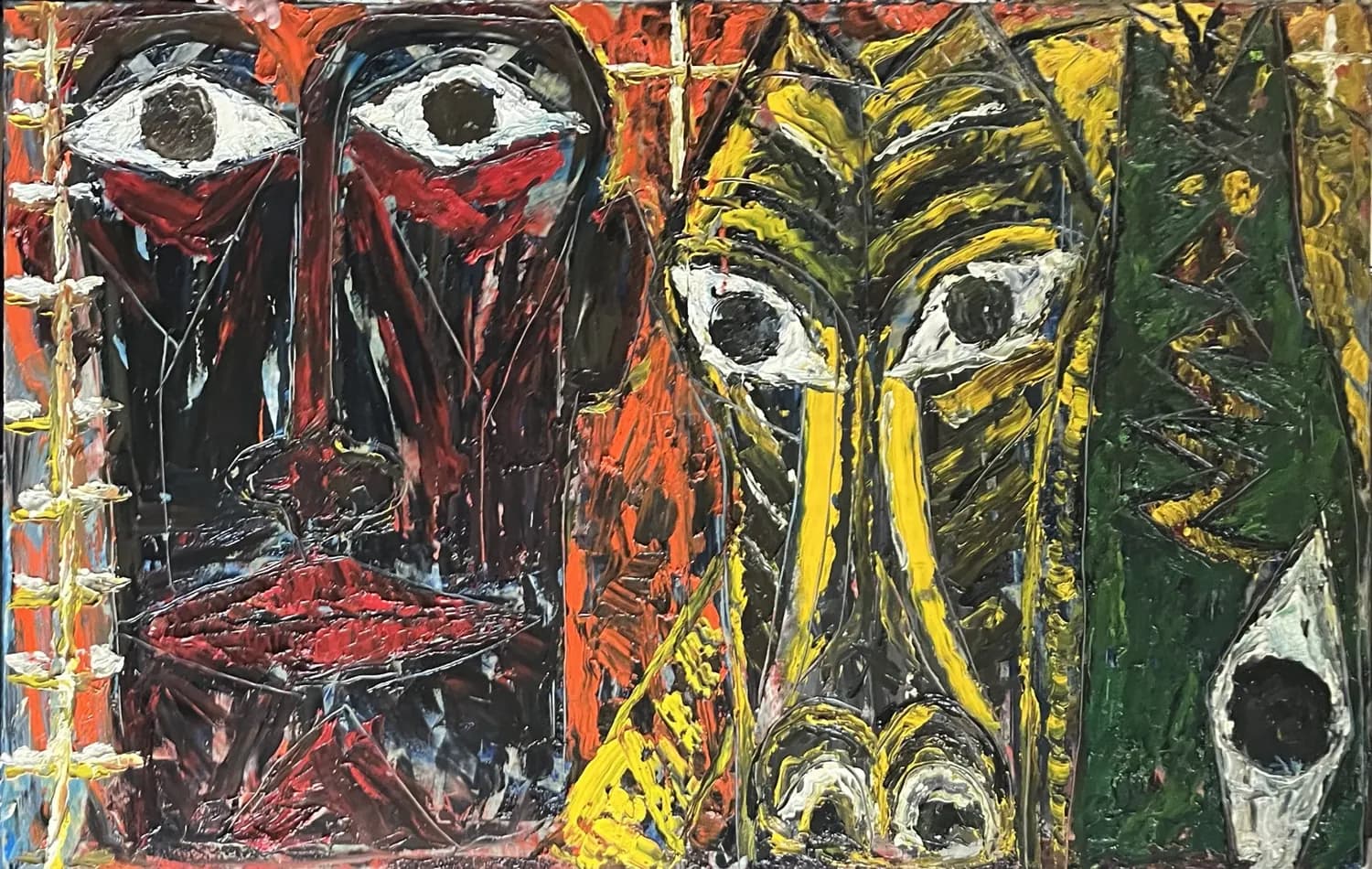 Sfântul Gheorghe Diptic 2× 5 — Virgiliu Parghel, ulei pe panza