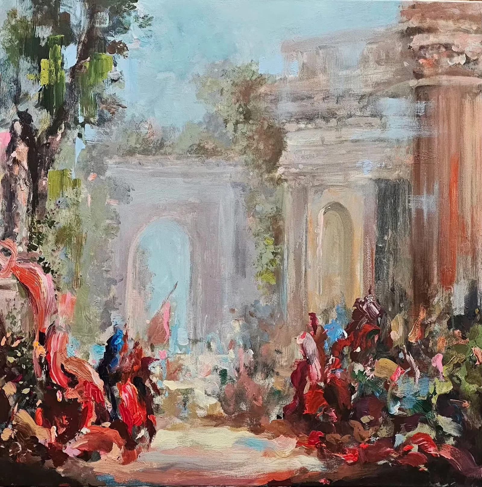 "Silence" — Septimiu Capatina, acril pe pânză