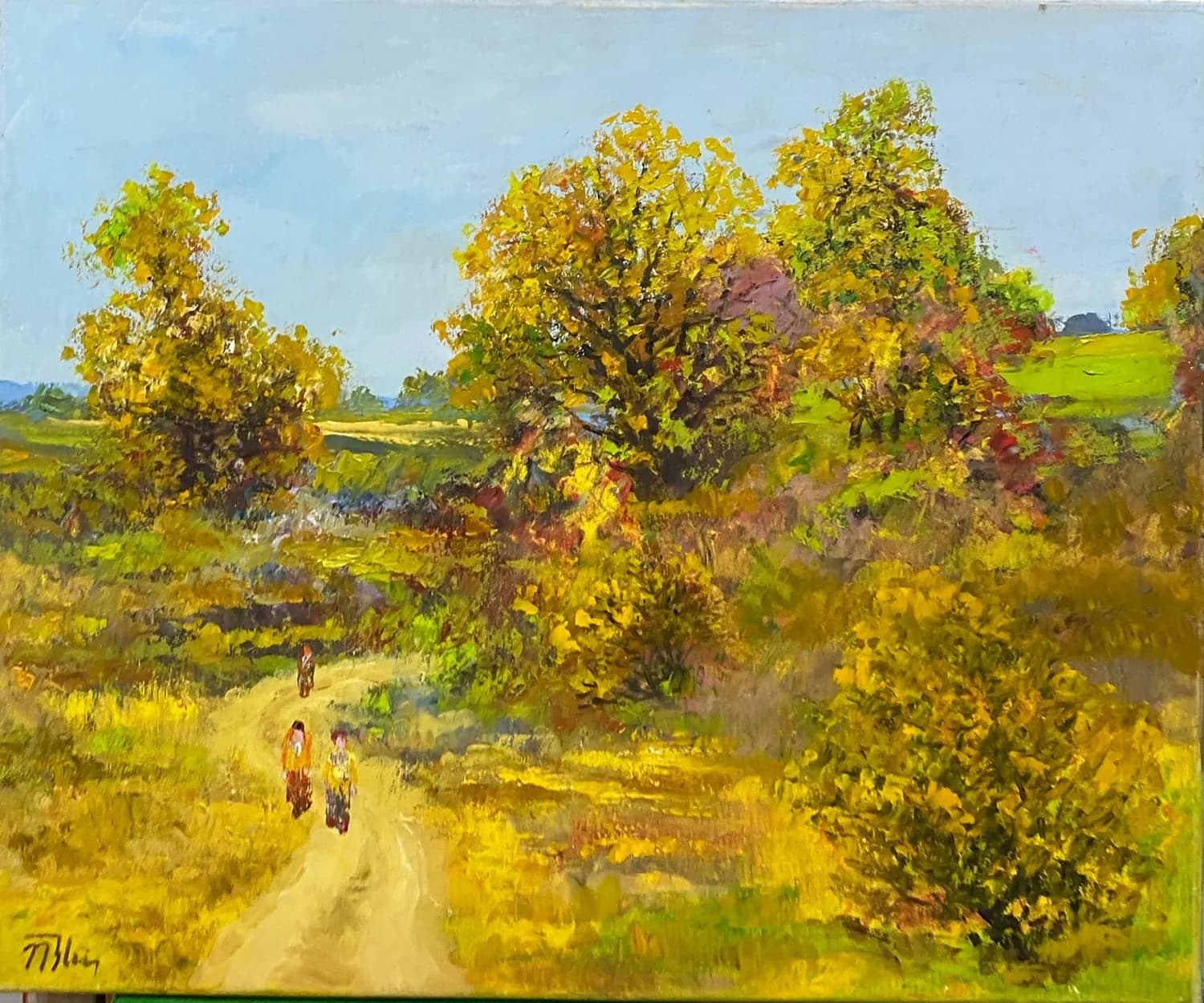 Toamna — Nicolae Blei, ulei pe panza