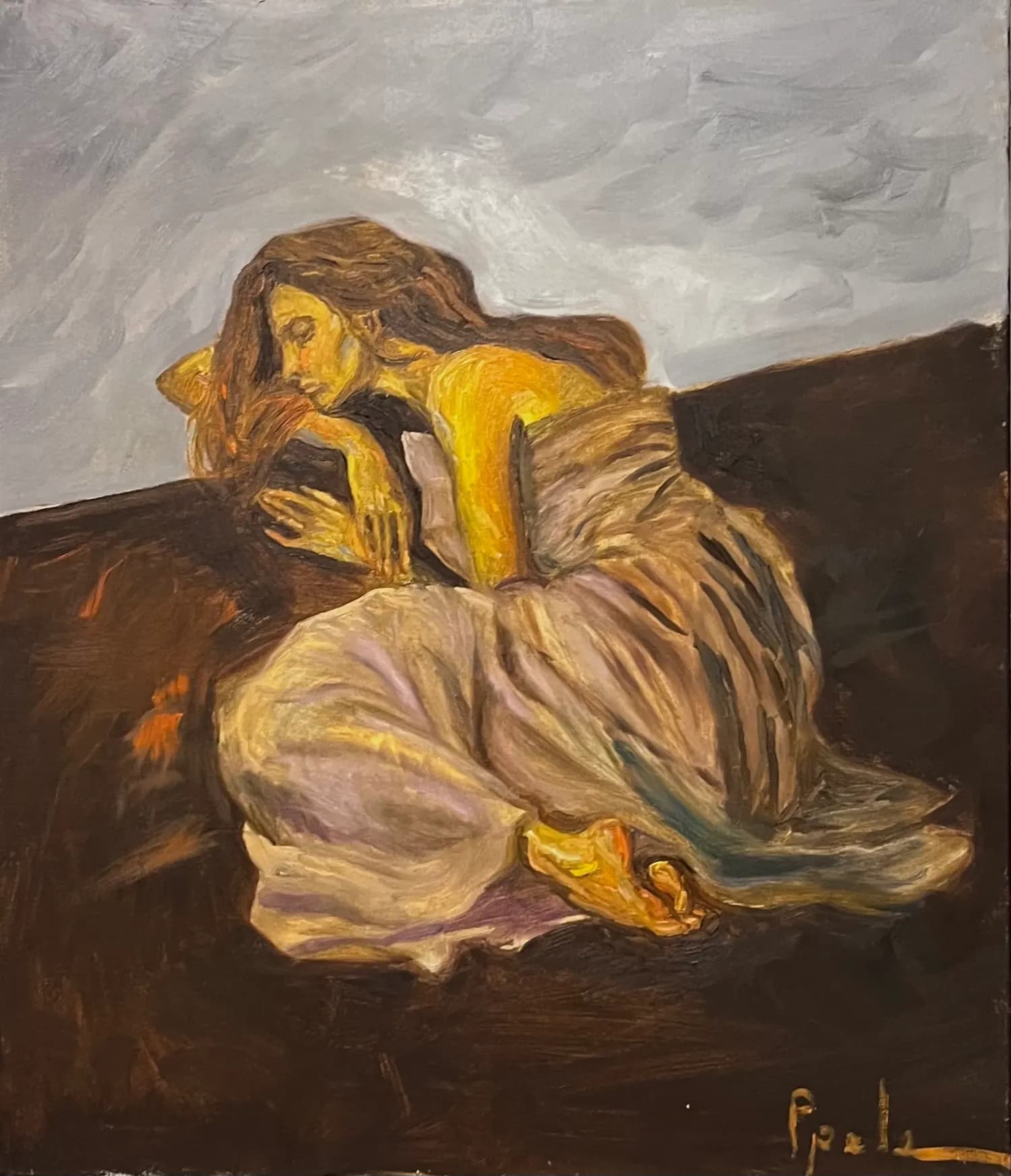 Visare — Popa Elena, ulei pe panza