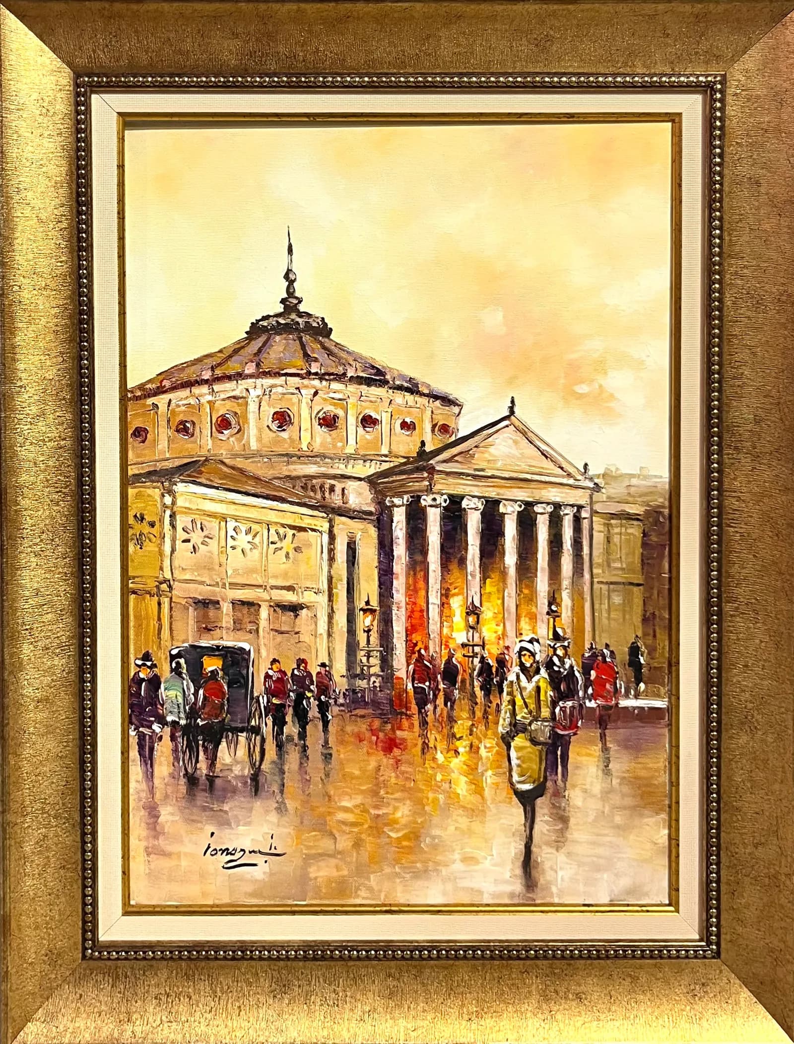 Ateneul roman — Ilie Ionascu, ulei pe pânză