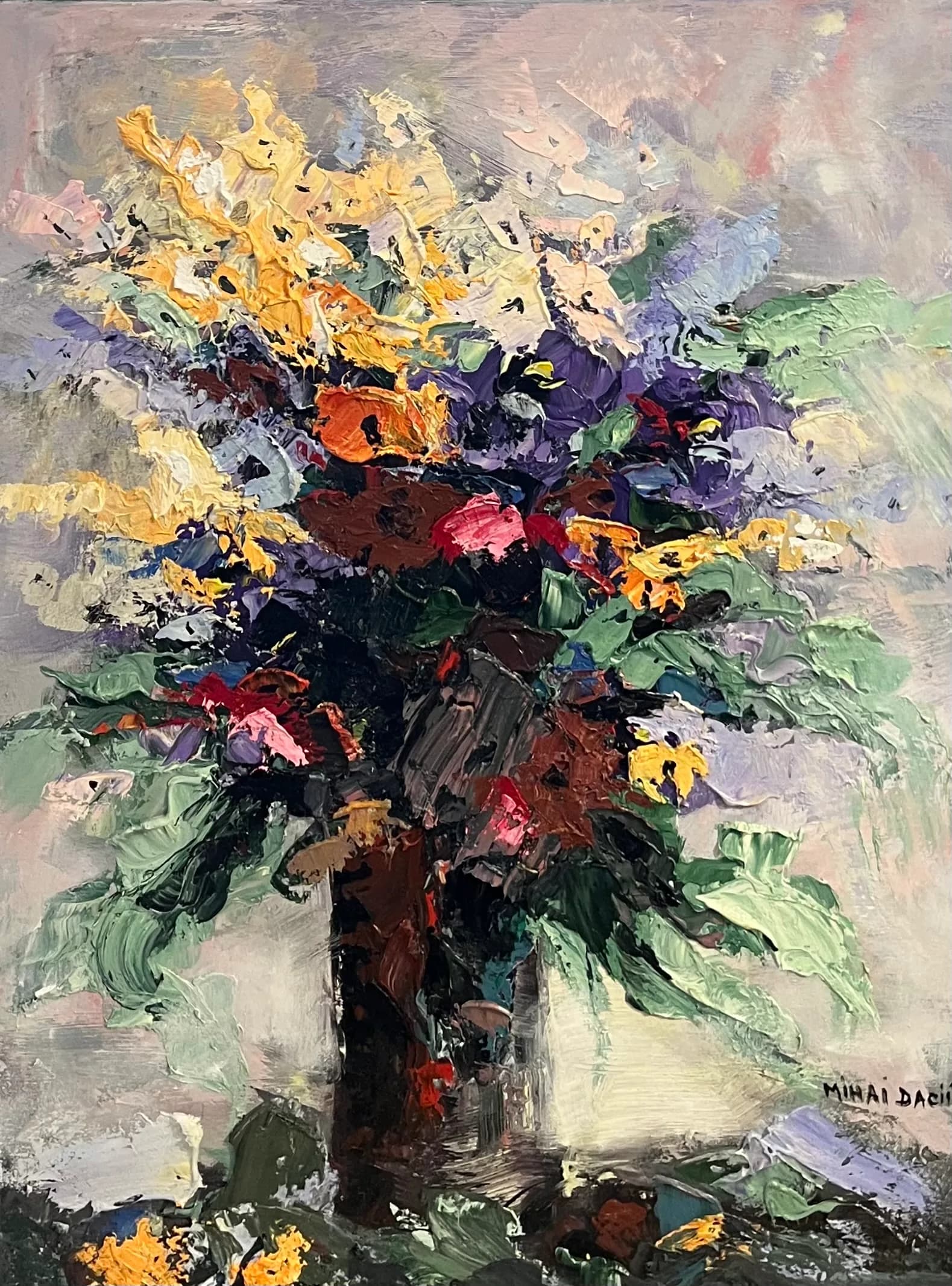 Florile alese — Popescu Mihai Silviu, ulei pe pânză